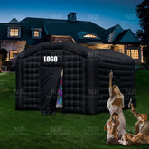 NB-TE034 Custom oxford Portable Party Tent House Black Inflatable Cube Party Nightclub Tent Inflatable Night Club Tent